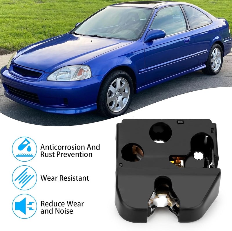 C-Tzu 74851-S01-A01 Trunk Latch Lid Lock Assembly Fit for Honda Civic 1996-2000 Replace 74851S01A01 - Image 3